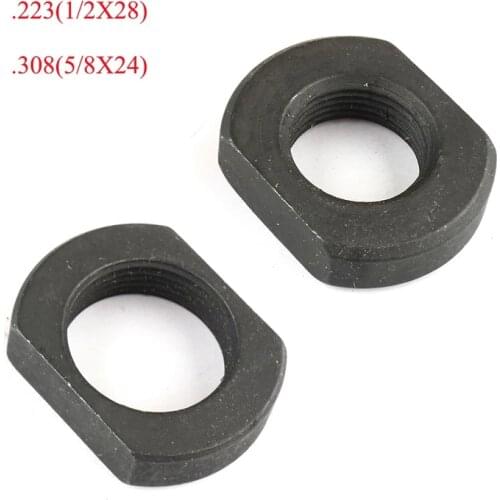 5PCS 223/308 Lock Nut Muzzle Brake Adjuster Threaded Washer Muzzle Brake Lock Nut Rifle Muzzle Brake Shredder