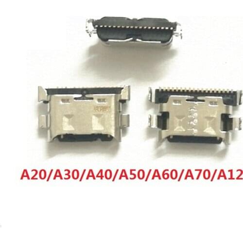 50pcs/lot Charger Micro USB Charging Port Dock Connector Socket For Samsung Galaxy A70 A60 A50 A40 A30 A20 A405 A305 A505 A705