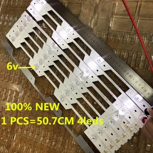 9 PCS/Lot 100% new 100% test, good quality For TCL L55P1-UD L55P1S-CF 4C-LB5504-HR3 HR4 55HR330M04A2 V0 50.7cm Single bead 6V