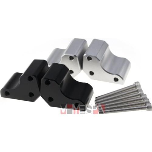 Motorcycle Handlebar Risers Height up Adapters Aluminum Mounts Extension Kit For Kawasaki GTR1400 concours 1400 2008-2019 Parts