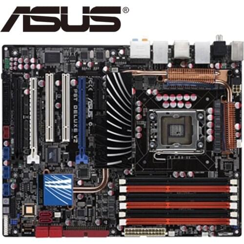ASUS P6T Deluxe V2 motherboard LGA 1366 DDR3 24GB USB2.0 Core i7 CPU X58 Desktop motherborad