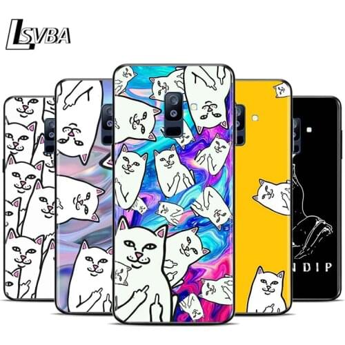American Street Fashion Cat For Samsung Galaxy A9 A8 A7 A6 A5 A3 Star Plus 2018 2017 2016 Phone Case