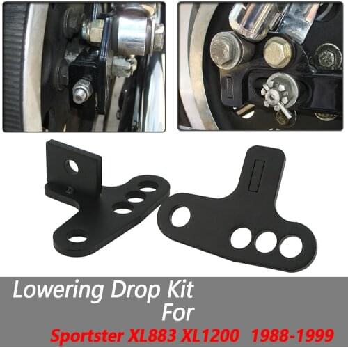 For Sportster XL883 XL1200 XL 883 1200 1988-1999 Hugger Models Motorcycle Rear Adjustable 1" 2 " 3" Lowering Drop Kit