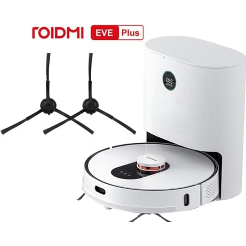 2pc Side Brush Cleaning Cepillos De Limpieza Escova Pincel Brochas For Roidmi EVE PULS Robot Vacuum Cleaner Accessories Parts