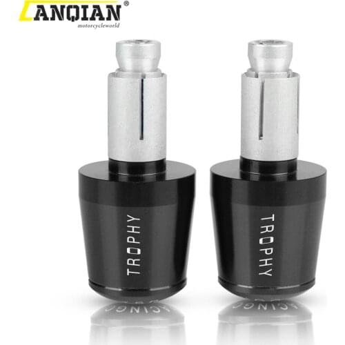 For TRIUMRH TRophy SE TRX-850 TMAX NMAX Motorcycle with 7/8"22mm Hand Bar Ends Slider Handle Bar End Grips Cap Accessories