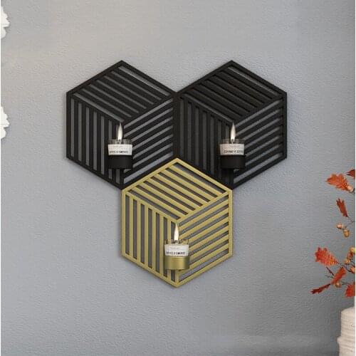 GIEMZA Decorative Metal Candlesticks