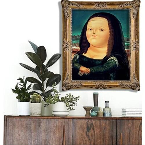 Colombia Artist Fat Painting Poster Print Picture Wall Art Living Room Bed Room Nordic Salon Table Decor