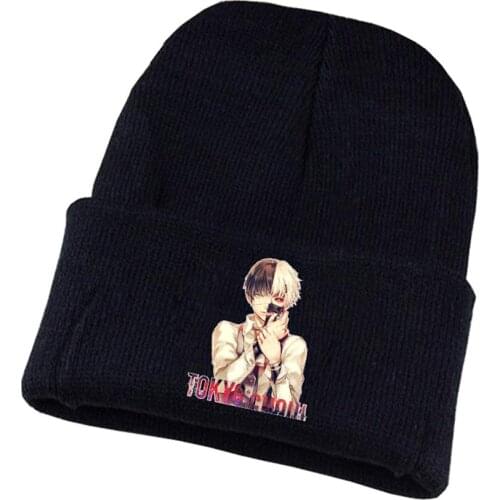 Game Tokyo Ghoul Knitted hat Cosplay hat Unisex Print Adult Casual Cotton hat teenagers winter Knitted Cap
