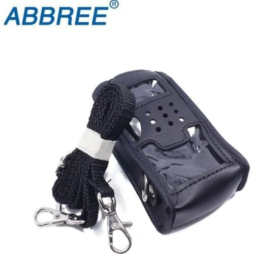 Leather Soft Case Cover ABBREE Walkie Talkie Portable Ham Radio UV-5R UV-5RA UV-5RE DM-5R Plus Two Way Radio