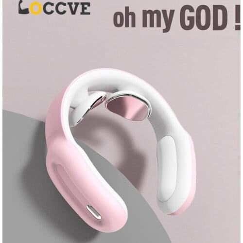 Smart Electric Neck and Shoulder Massager Low Frequency Magnetic Therapy Pulse Pain Relief Tool Health Care Relaxation