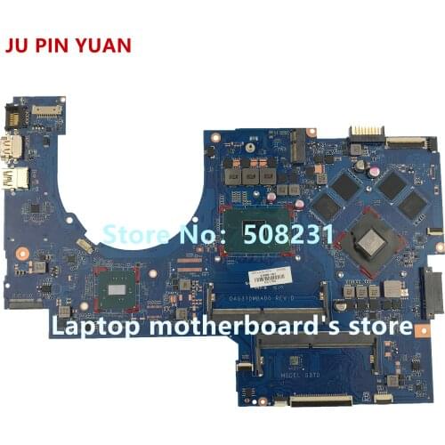 JU PIN YUAN 915468-601 915468-001 DAG37DMBAD0 Laptop motherboard For OMEN by HP Laptop 17-W 17-AB Notebook PC 1050 2GB i5-7300