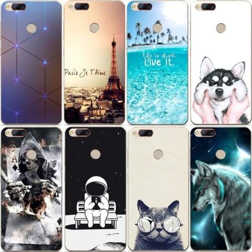 Fashion Soft silicone TPU Back Cover For ZTE Nubia Z17 Lite Phone Funda Case For ZTE Nubia Z17 Mini Cute Cartoon Case