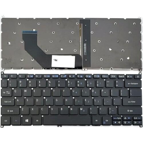 New for Acer Swift 3 SF314-53 SF314-53G SF314-53G-550F SF314-53G-55AL SF314-53G-584T Laptop Keyboard US Black With Backlit