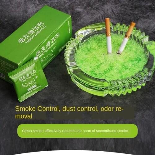 Natural Fresh Air Purify Ashtray Removes Smoke Biological Enzyme Deodorization Ashtray, Odor, Smoked Sand