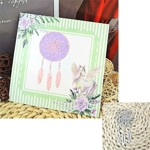 Suitable for festival metal cutting die DIY scrapbook paper card template embossing process handmade Dreamcatcher 2020 NEW