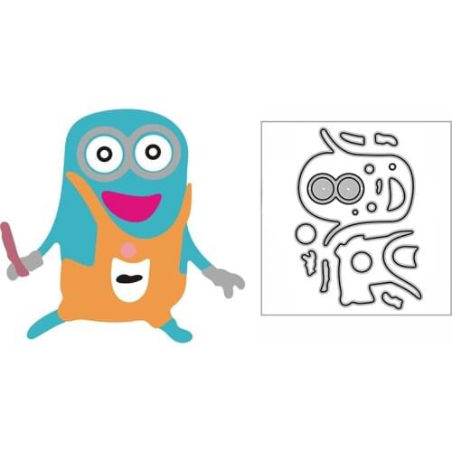 New Happy Worker Toy Craft Embossing Mold 2021 Metal Cutting Dies for DIY Decorative Scrapbooking Album Card Making No Stamps