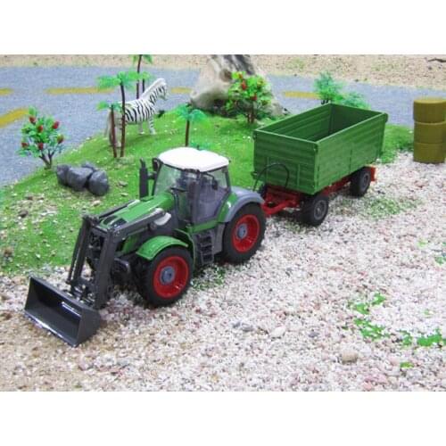 RC Truck Brand New Farm Tractor 2.4G Multi-Function 4 Wheel Tractor Engineer Vehicle Tractor Model Children Hobby Toys & Gifts