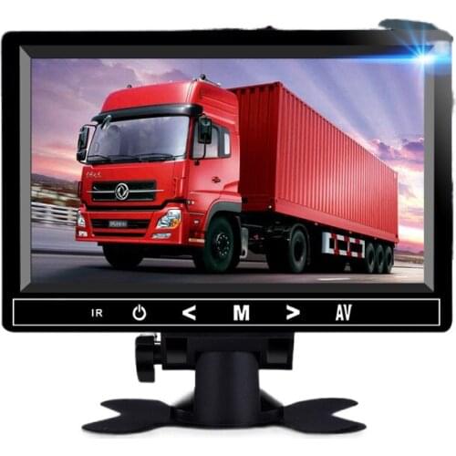 High-definition 7-inch desktop mp5 with bluetooth car monitor, large truck general reversing imaging system