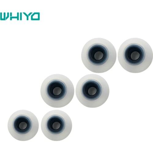 Whiyo Replacement Silicone Tips Earbuds Eartips for AKG K374 K375 K376 K3003 In-Ear Earphones