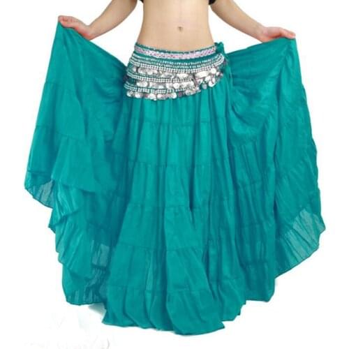 Plus size Bohemia style Belly Dance Skirt Sexy Tribal Dance Skirt 38 inches long Gypsy Training Skirts wholesale
