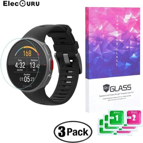 Polar Vantage M Screen Protector 9H Tempered Glass Clear Protective Film For Polar Vantage M/V/V Titan Smart Watch Accessories