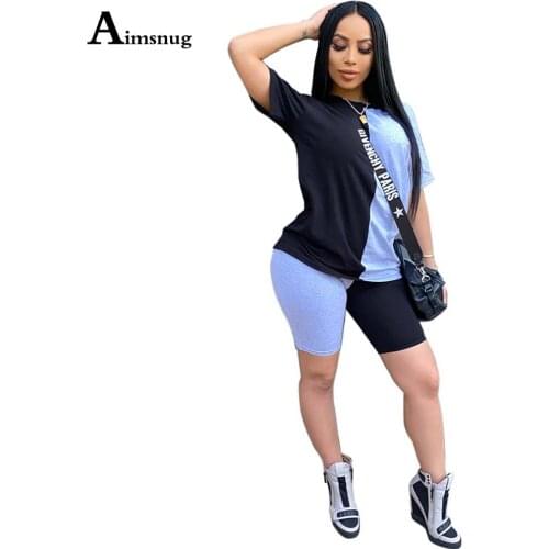 2021 Plus Size 5xl Womens Tracksuit Sets Patchwork Top And Skinny Shorts Set African Style Two Piece Outfits Sexy Femme Clothes