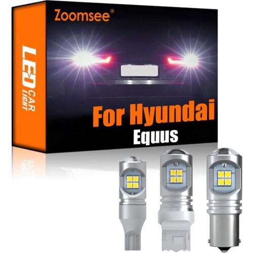 Zoomsee 2Pcs White Reverse LED For Hyundai Equus 2011-2014 Canbus Exterior Backup Light Error Free Rear Tail Bulb Vehicle Parts