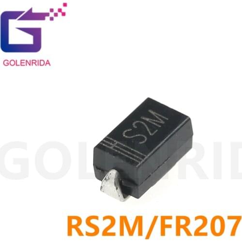 100PCS RS2M DO-214 FR207 DO-214AC SMA Rectifier diode