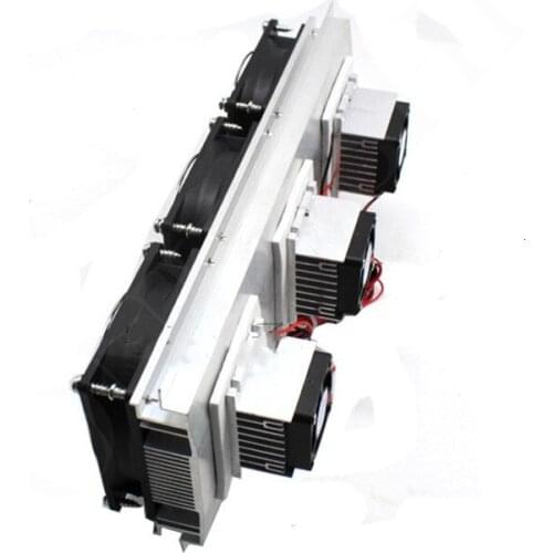 12v home 3 core semiconductor electronic diy refrigeration chip refrigerator Refrigerator air conditioning production kit 180w