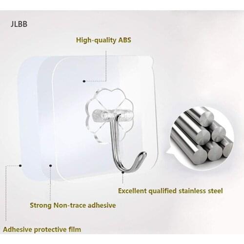 6x6cm Transparent Strong Self Adhesive Door Wall Hangers Hooks Suction Heavy Load Rack Cup Sucker for Kitchen Bathroom