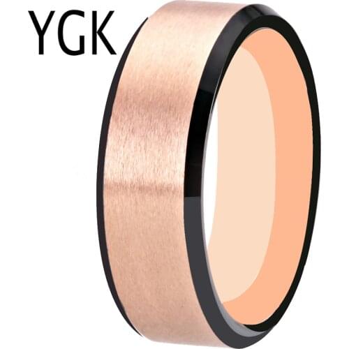 8MM Classic 100% Tungsten Carbide Ring for Men Wedding Bands Free Engraving Ring Engagement Anniversary Jewelry Matte Finished