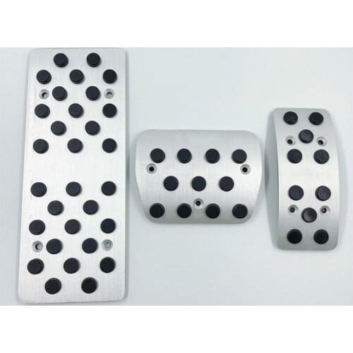 Car Accessories For Mazda 5 Mazda5 AT/ MT Brake Clutch Accelerator Foot Rest Pedal Pad Stickers Styling Plate pads