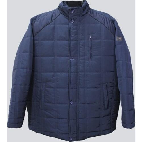Large Size Coat Color Seçenekli Navy Blue Black Hot Pockets Zipper Fiber Filler Durable Reliable Reasonable Price
