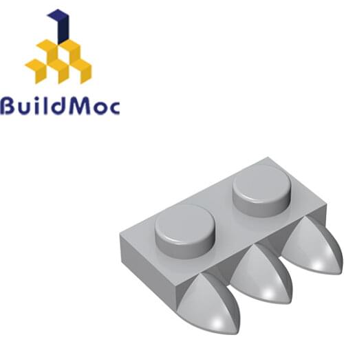 BuildMOC Compatible Assembles Particles 15208 2x1 For Building Blocks Parts DIY LOGO Educational Cre