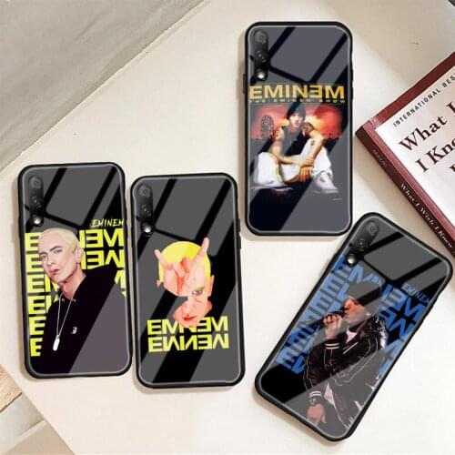 Rapper Marshall Mathers Eminem Phone Case For Huawei P9 10 20pro 30lite Mate 9 10lite 20pro Honor 7A 8X 9 Nova3i Tempered Glass