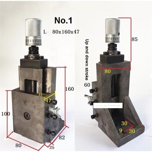 Cylindrical Scale Vertical Right Angle Dovetail Slot With Rod Screw Carriage Slide Table Pallet L-type Lifting Slide No. 1