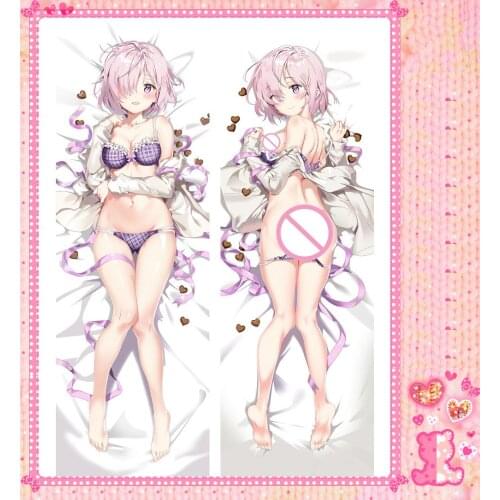 Japanese Anime Cartoon Fate Grand Order 2Way Double sided hugging Pillow Case Pillow Cover Pilllowcase 79006