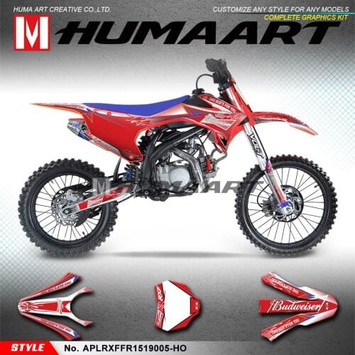 HUMAART Personalised Graphics Self Adhesives Decals Stickers Kit for Apollo RXF Freeride 150 190, Style No.APLRXFFR1519005HO
