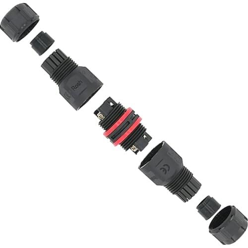 IP68 Waterproof Connector 450V 20A 6-10mm 2/3/4Pin Electrical Screw Type Power Cable Conector Junction Box for Outdoor Led Light