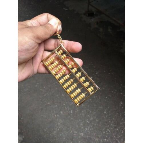 Collectable Old Chinese copper abacus calculator,Handmade crafts,collection& adornment,Free shipping