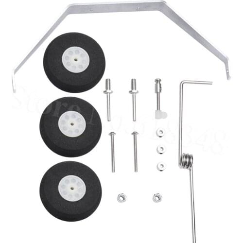 Aluminum Main Landing Gear Wheel Kit RC Airplane Cessna 182 Parts Replacement 40 Size ARF PNP