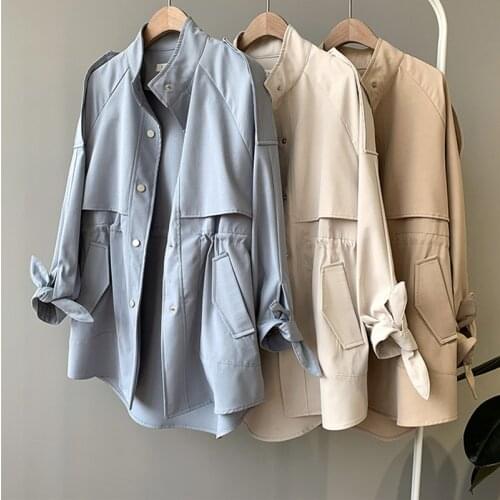 LIBIELIY Women's Trench Coats