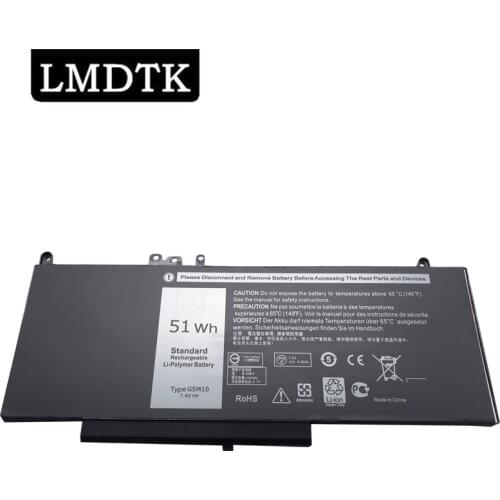 LMDTK New G5M10 Laptop Battery For Dell Latitude E5250 E5450 E5550 7.4V 51WH