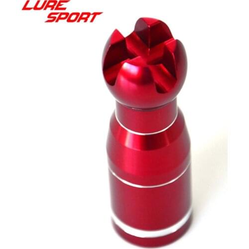 LureSport 3pcs Aluminum Butt Gimbal Fishing Rod Building Component Fishing Pole Repair DIY Accessory