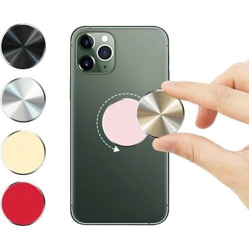 Metal Plate For Magnetic Car Phone Holder Magnet Stand Iron Sheet Disk Sticker For Not Magnetic Mobile Phone Holder Mount