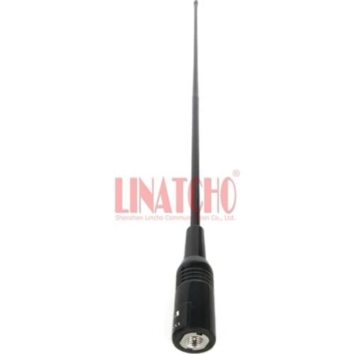 NA771 38cm long flexiable 144mhz 430mhz UHF VHF dual band walkie talkie radio antenna SMA male connector