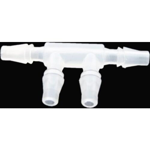 1pcs Side four-way joint plastic pagoda joint side four-way rubber hose joint one type multi-way 2.4/3.9/4.8/5.6/6.4/7.9mm