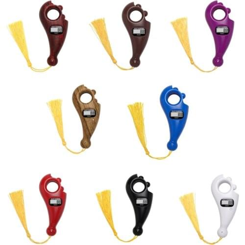 Portable Handheld Tassel Digital Beads Counter Finger Game Decompression Toy