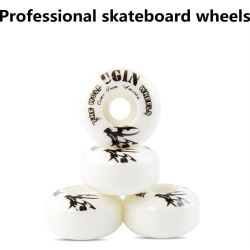 PU professional skateboard wheel 95A 52*30mm novice double tilt skateboard wheel high rebound action wheel
