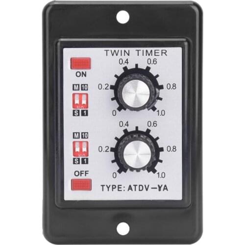 Knob Control Time Switch Relay On Off Timer Relay ATDV-YA AC110V/220V 50/60Hz Time Switch Relay